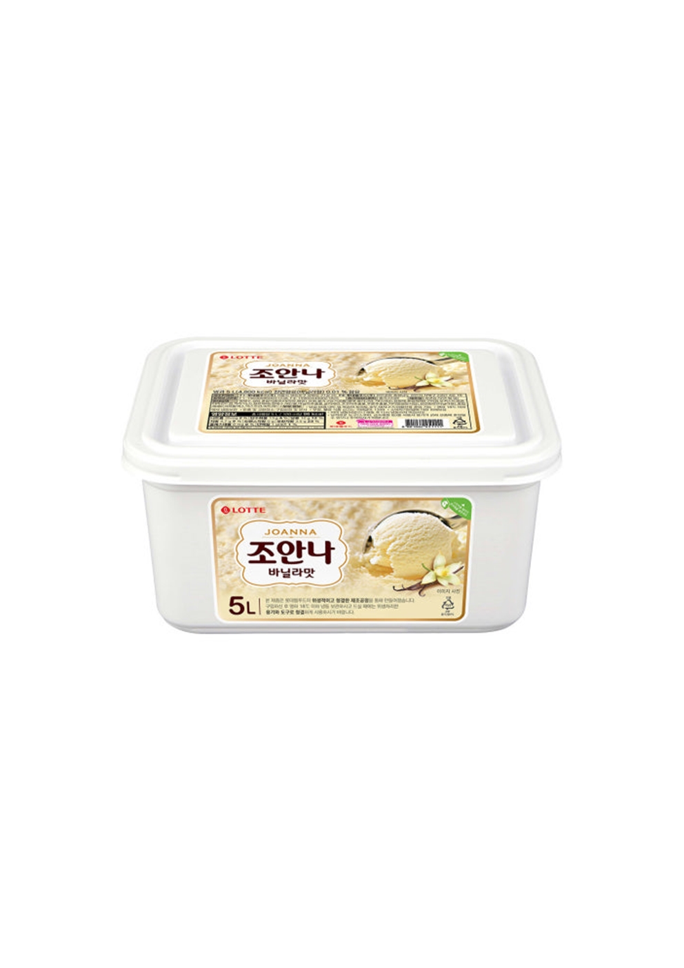 [롯데] 조안나 바닐라맛 5L